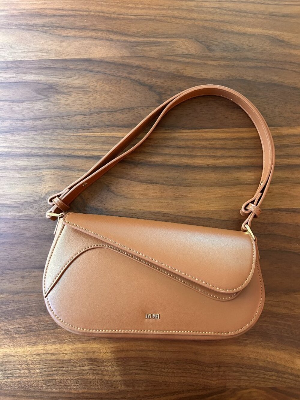 NWOT JW PEI Camel Shoulder Bag